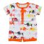baby ruffle rompers wholesale floral animal print newborn baby clothes body romper for kids