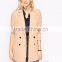 Latest Woven Design Lapel Collar Woman Jacket Fashion Double Breasted Women Blazer