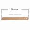 Paper Jewelry Display Card Rectangle Brown 20cm(7 7/8") x 3cm(1 1/8"), 1 Piece