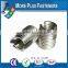 Made in Taiwan Stainless Steel Self Tapping Groove Pin Threaded Insert Threaded Nut For Plastic