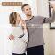 Best Price Qianxiu Long Sleeved Stylish Knit Cotton Couple Men Comfort Pajama