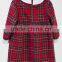 Holiday dresses Mother daughter matching tartan dress Mommy and me red plaid dress