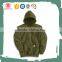 Plain Thick Fleece Zipper-Up Hoodie Jackets For Men