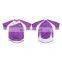 Lady ourside sport training V neck purple soccer jersey