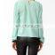 CHEFON Elegant fashionable lace collar new fashion design only ladies blouse design image