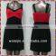 High quality strap design empire waist ladies knitted uk dress