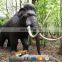 KAWAH Museum Life Size Realistic Artificial Animatronic Mammoth