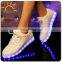 Hot selling unisex Led light sport shoes glow sneakers running shoes
