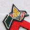 Iron-On Beaded Letter Patch/ Applique Badge On Dress