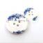 2016 the new 3D print copy is blue and white porcelain printing resin buttons