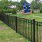 Residential spear tubular steel fluer fence