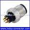 M12 watertight male 8 pins solar molded connector for raycool accessory