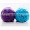 Very soft 100% acrylic crochet solid dyed yarn ball for diy toys