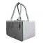 felt cosmetic purse insert bag organizer, travel makeup bag in bag tidy pouch
