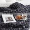 Hot Sales Large chunky knit blanket for home High Quality Amazon hot Knitted Throw Blanket