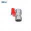 Nickel plated Brass Mini ball valve