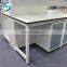 Chemical Lab Furniture  H Frame Workbench with Movable Cabinet