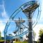 Transparent Fiberglass Slide For Resort Large Water Tube for Water Park Loop Slide In Water Parks