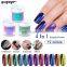 Cosmeticos nail art designs dip powder coating extension mirror effect nail powder for UV gel