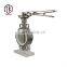 Tyco Valve Stainless Steel 304 316 PTFE Seat Wafer Manual Butterfly Valve