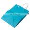 Lake blue thickness strong size customized high capacity paper bag