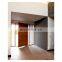 Pretty wood Modern Style Grey Exterior Villa Front Entrance Security Pivot Door