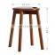 modern design high end solid wood bar stool home decoration durable wooden stools