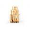 Bamboo Wood Wall Mount Foldable Coat Hook Adjustable Hotel Style Folding Towel Rack
