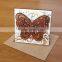 2016 China Design Handmade Butterfly Wedding Invitations