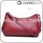 guangzhou manufacturer cowhide leather single-handle hobo bag ladies satchels