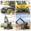 canton fair china manufacturer wheeled long arm hydraulic tyre excavators 9 ton Wheel Excavator