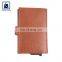 High Quality Fashion Style Loop Closure Type Nickle Fittings Short Length Genuine Leather Men's Slim Wallet at Low Price