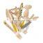 Yada Custom Printed High Quality Utensils 140mm 160mm Birch Disposable Spoon Fork Knife Set Wooden Cutlery