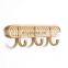 Hot Sale Wall Hooks, Rattan Coat Hanger Wall Mounted Clothes Hanger with Ratan coat Rack Wholesale