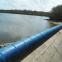 Flood control water storage rubber dam filled with air rubber dam