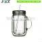 16OZ Plastic mason jar tumbler mug with handle and straw and lid                        
                                                Quality Choice