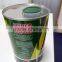 1 Liter printed metal tin can/aerosol cans/plastic tin can with lids