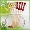 New design different packing cocktail grill picnic bamboo skewer stick