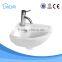 Alibaba best price bathroom corner ceramic wall hung face basin