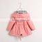 2015 Children Autumn Clothing Girl Coat Baby Girl Cotton Hooded Coat