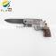 2015 new arrival New Design Aluminum Handle Gun Shape Pocket Knife