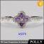 Guangzhou factory OEM 925 sterling silver zircon ring,customize 9k,14k,18k jewelry