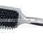 Women's Handcrafted Bling Bling Rhinestones Massaging Paddle Hair Brush Silver/Rose red