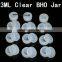 Ecig concentrates clear silicone storage container mini 3ml silicone bho container silicone dab wax jars