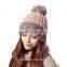 2015 Popular promotional crochet knit winter hat factory supply