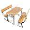 foldable wooden beer table set