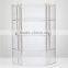 Circular Clear Acrylic Jewellery Display Cabinet