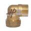 Brass compression coupling