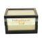 Elegant Wood Acrylic Jewellery Packaging Box with glass pvc for Display