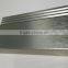 Aluminum profiles with champagne brush finish
